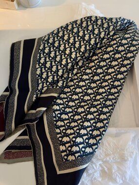 Dior Oblique Diortwin 90 Square Scarf